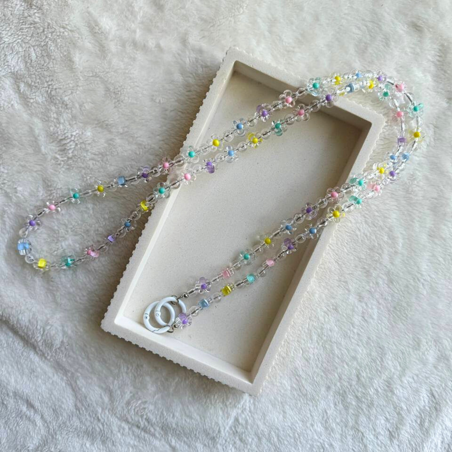 Clear Flowers Strap